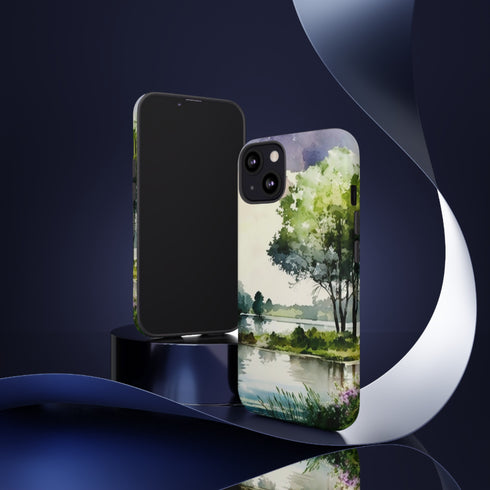 Summer Day by the Lake - Impact Resistant Phone Case